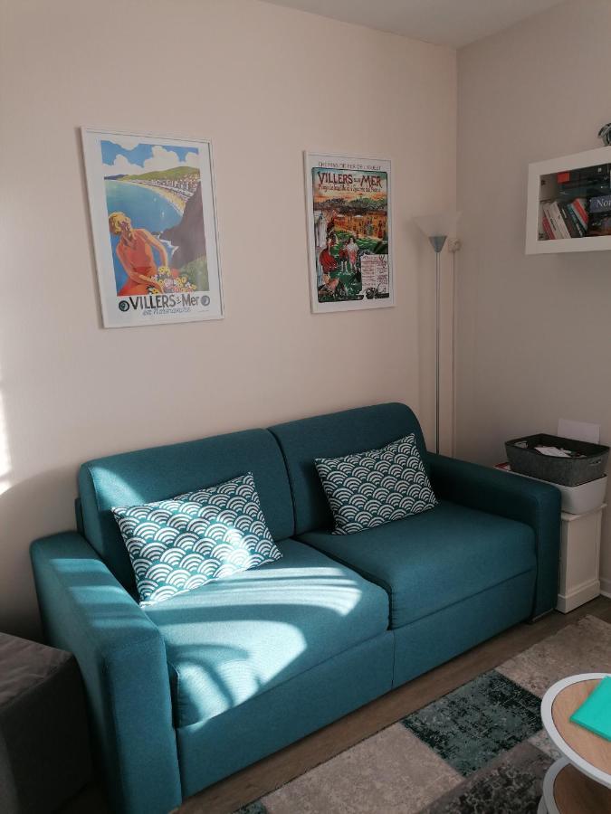 A La "Georgette" Et Son Jardin Avec Parking Apartman Villers-sur-Mer Kültér fotó