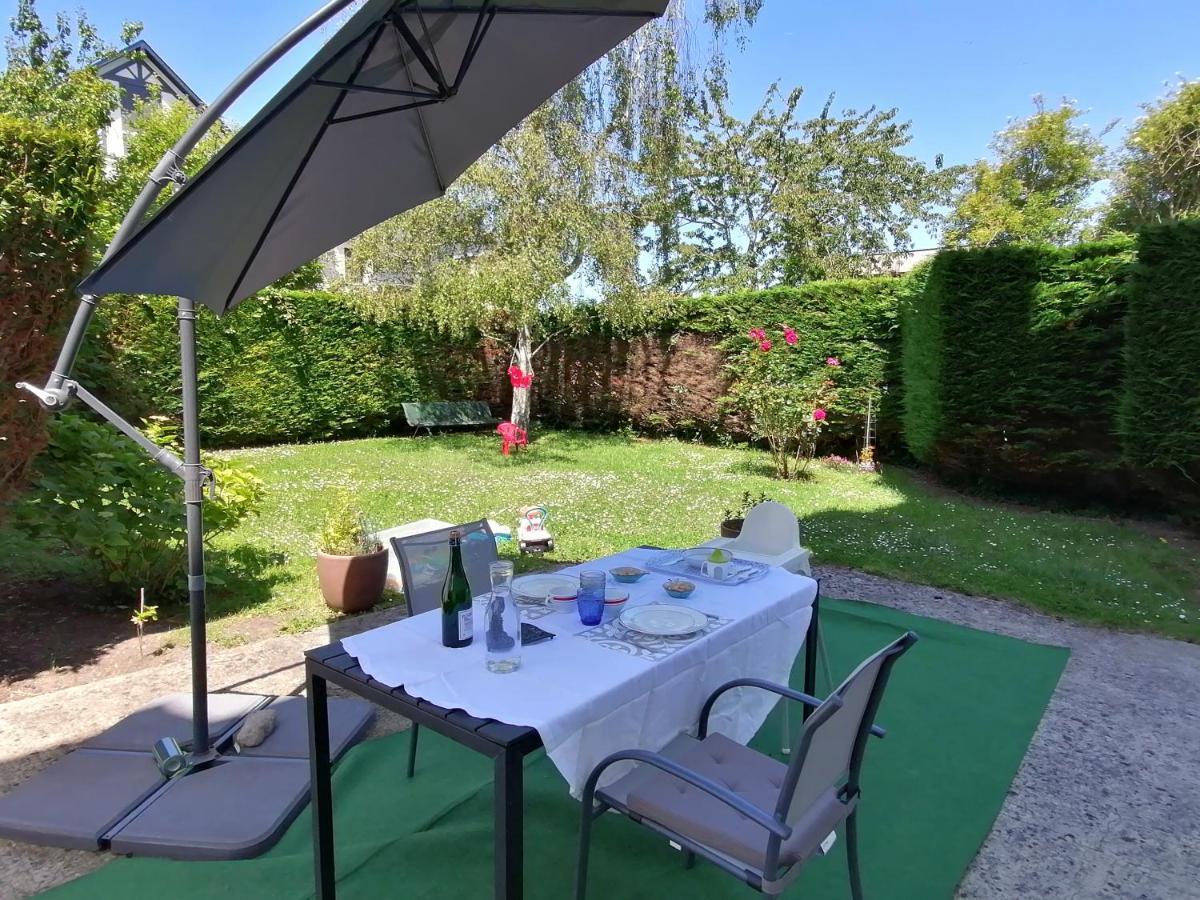 A La "Georgette" Et Son Jardin Avec Parking Apartman Villers-sur-Mer Kültér fotó